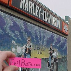 EvilPasta on location in Mason City, Iowa [Click Here for More]